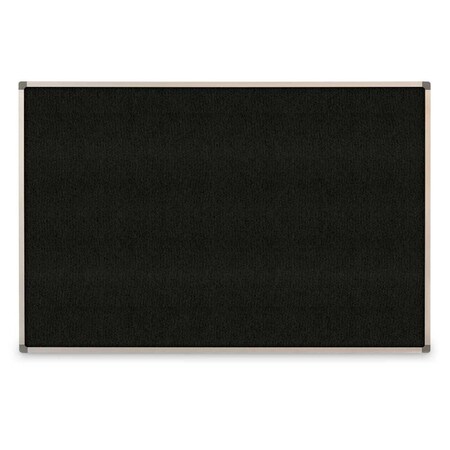 United Visual Products Corkboard, Fabric, 1 Door, Brnz/Prl, 18"x24" UV300-BRONZE-PEARL